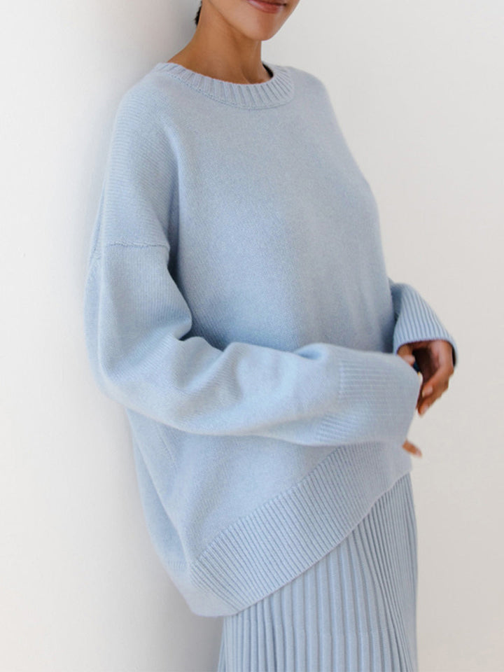 Heidi | Oversized Pullover mit Rundhalsausschnitt