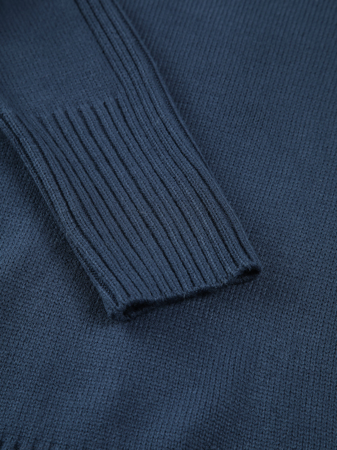 Fern | Rippstrickpullover mit Stehkragen