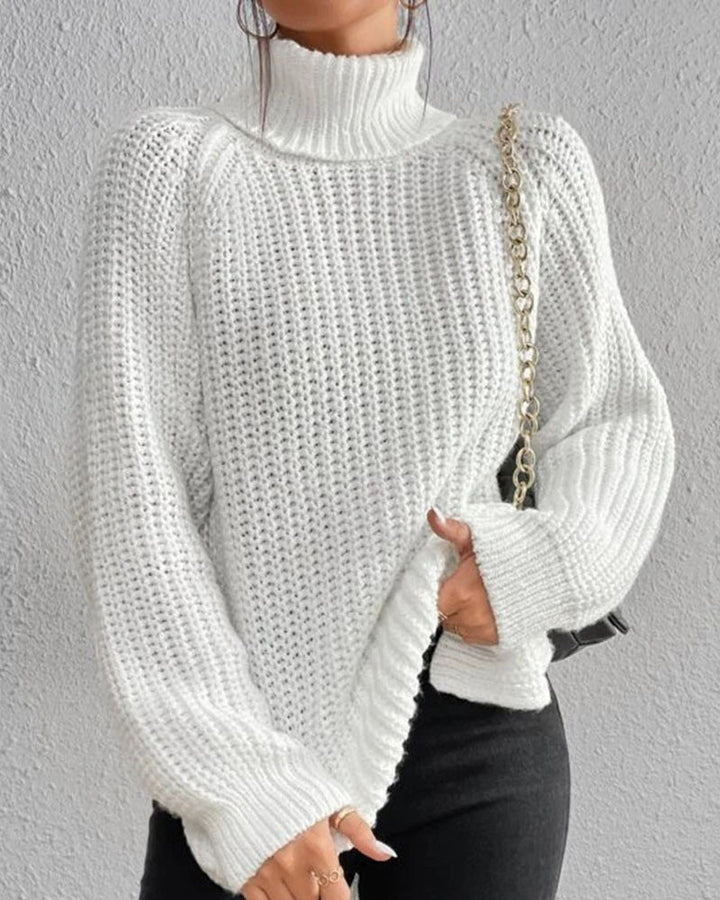 Millicent | Bequemer Rollkragenpullover mit Streifen