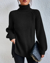 Millicent | Bequemer Rollkragenpullover mit Streifen