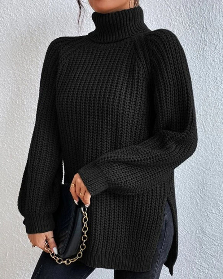 Millicent | Bequemer Rollkragenpullover mit Streifen
