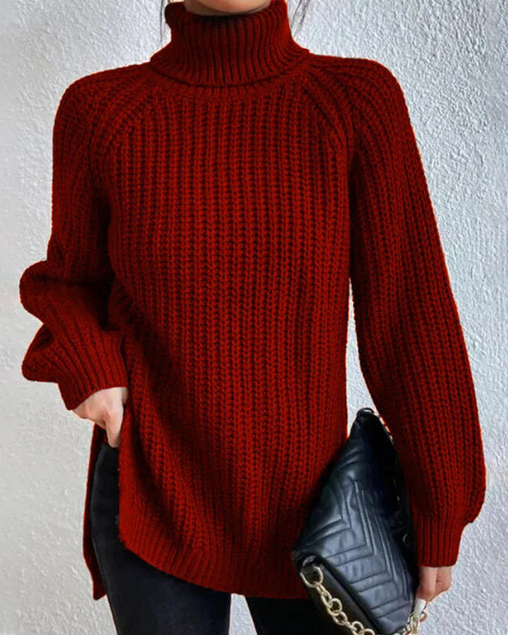 Millicent | Bequemer Rollkragenpullover mit Streifen