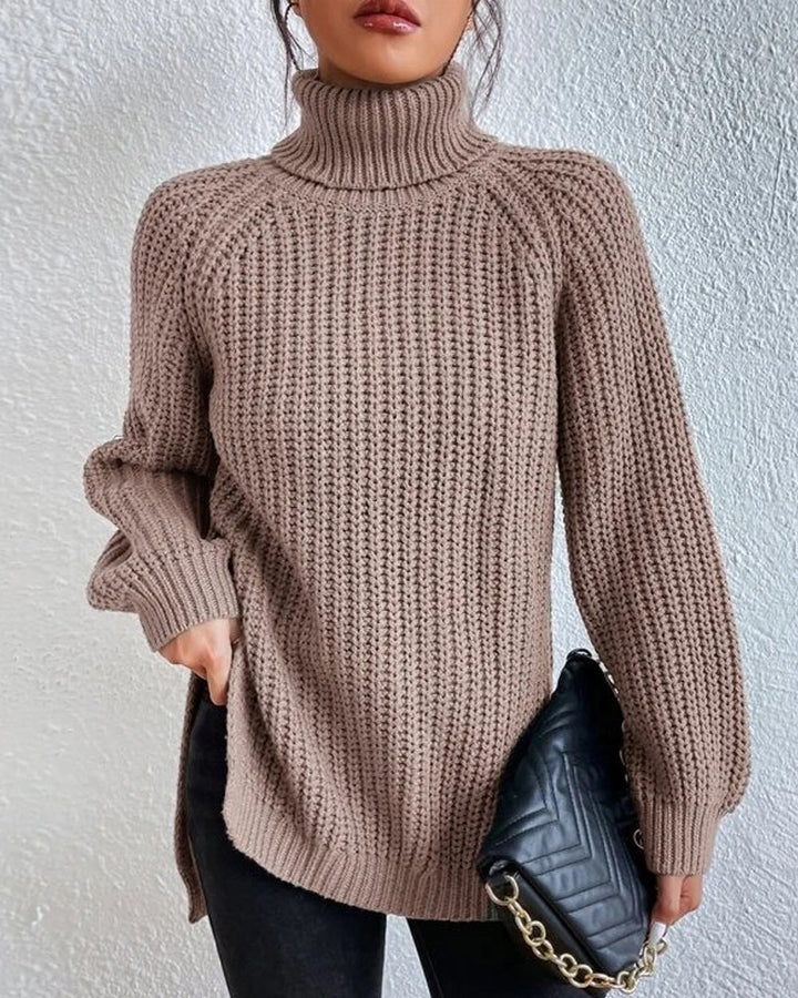 Millicent | Bequemer Rollkragenpullover mit Streifen