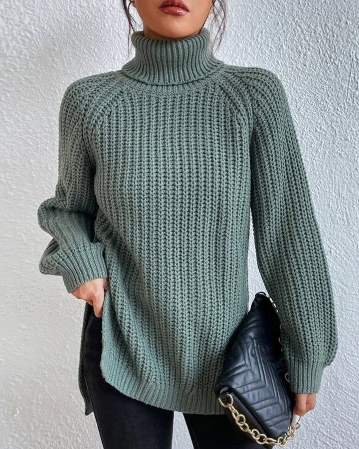 Millicent | Bequemer Rollkragenpullover mit Streifen