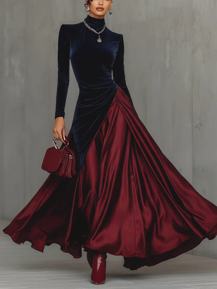 Lucrèce | Bicolor Maxikleid