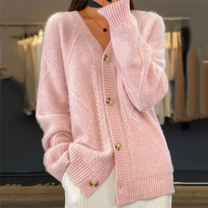 Lena | Weicher Cardigan mit Knöpfen