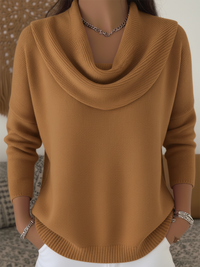 Gwyneth | Bequemer Pullover mit Schalkragen