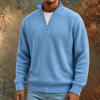 Jan | Pullover mit halbem Reißverschluss und langen Ärmeln