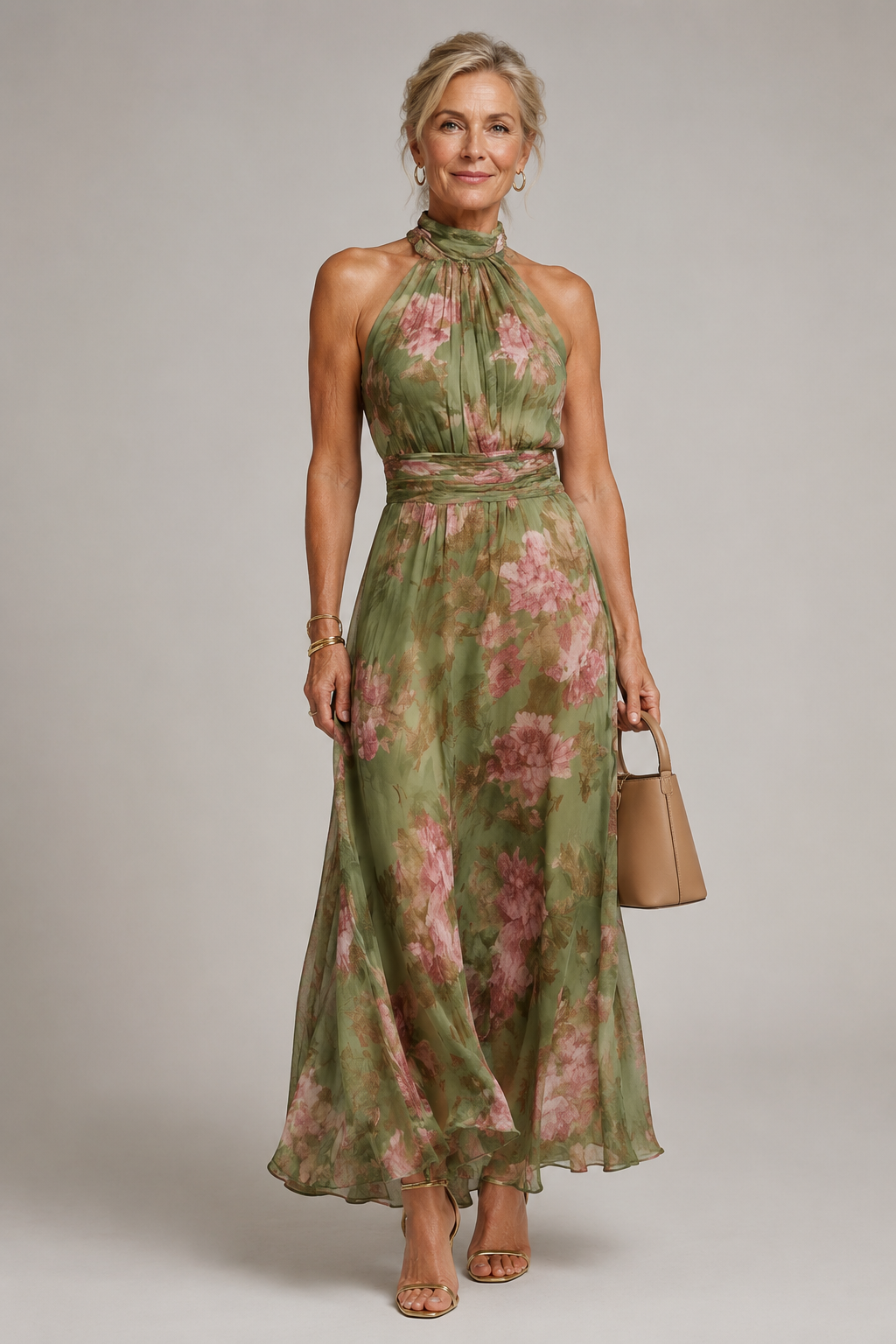Julia Blumenprint Kleid