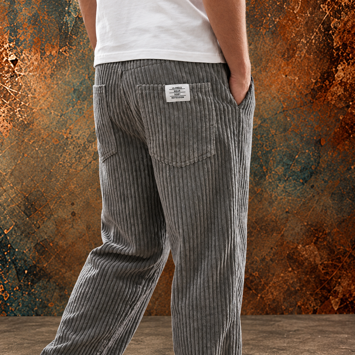 Herren Hose | Corduroy Hose mit elastischem Bund
