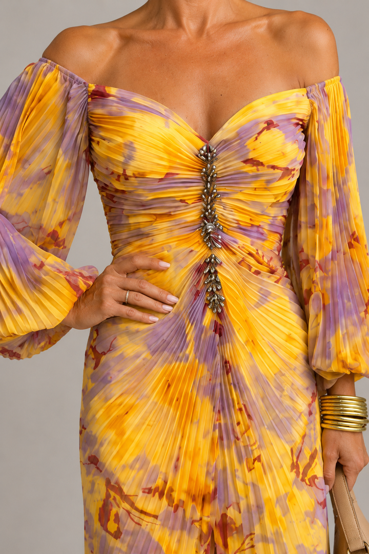 Mariel Blumen Kleid