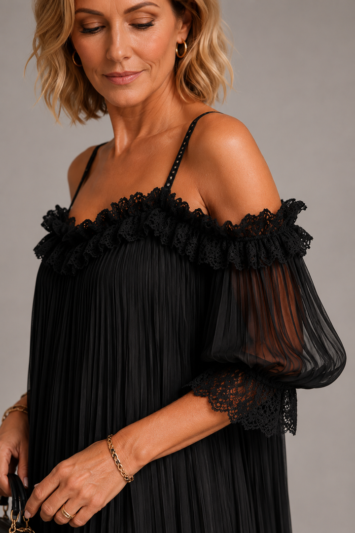 Eline Samt Kleid