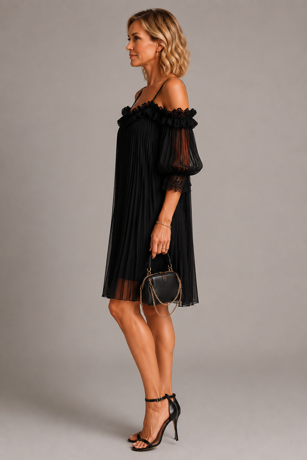 Eline Samt Kleid