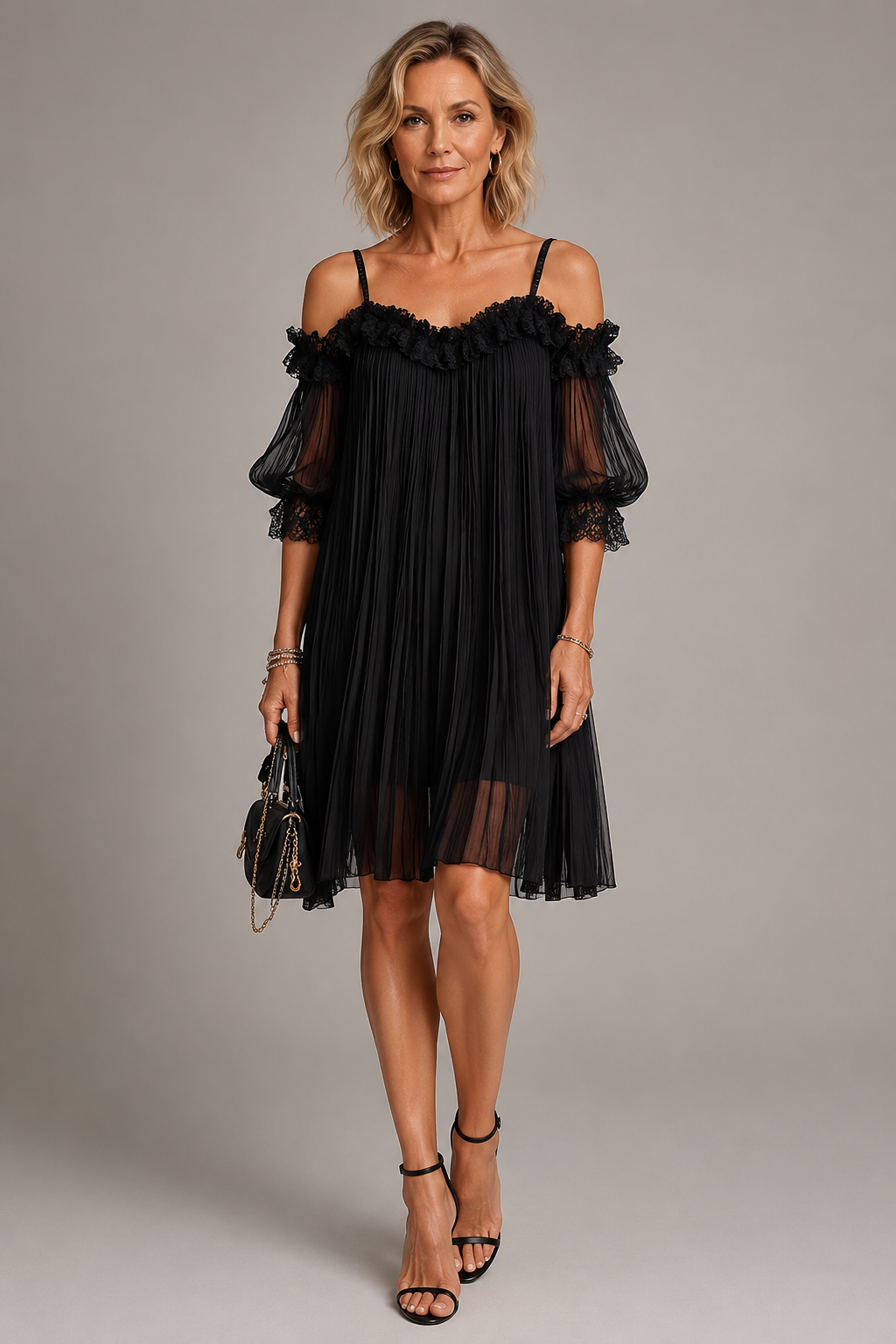 Eline Samt Kleid