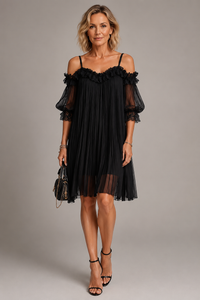 Eline Samt Kleid