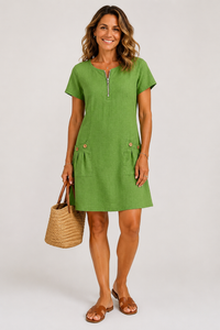 Amélie Leinen Kleid