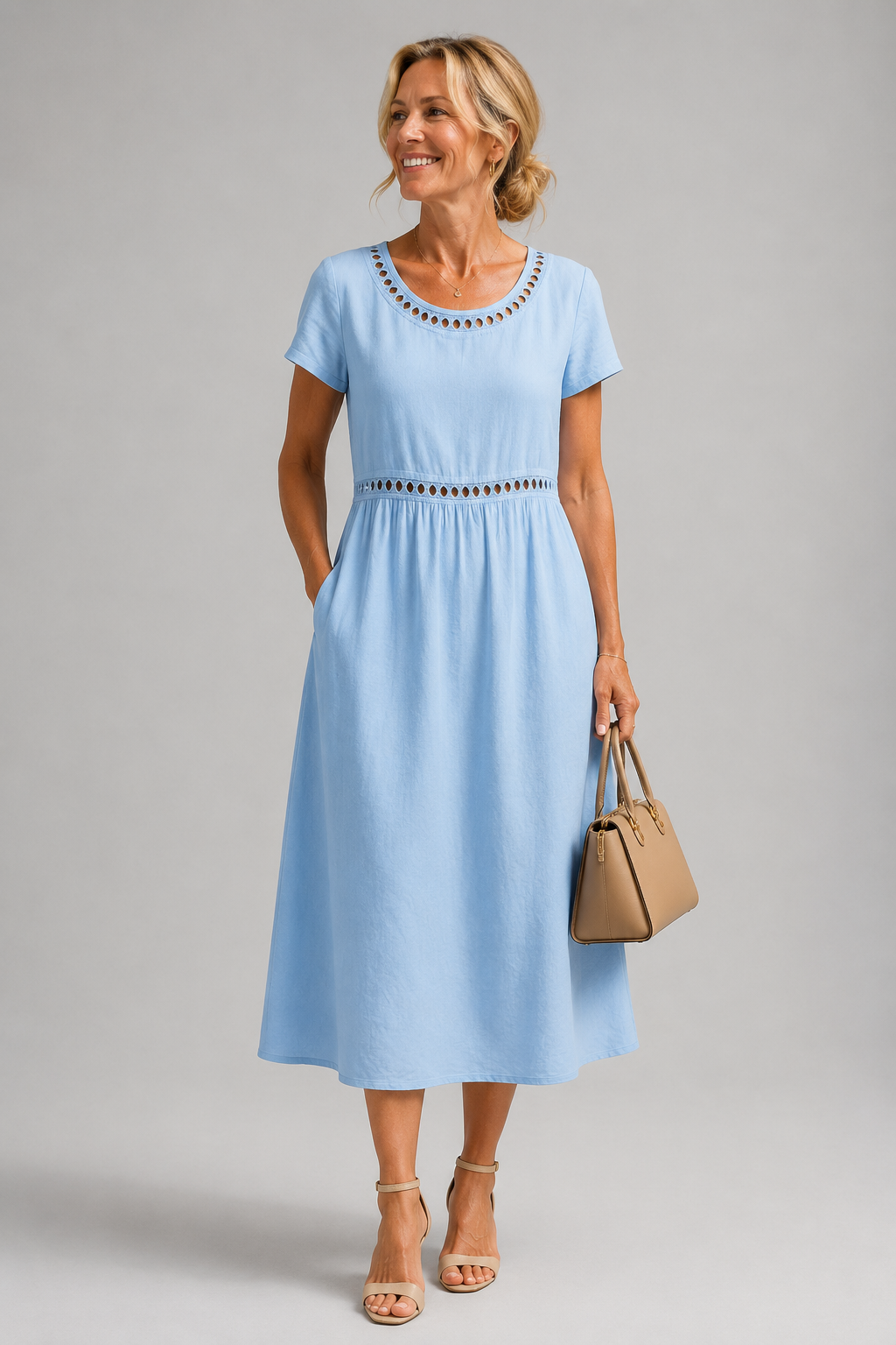 Noor Rosa Kleid