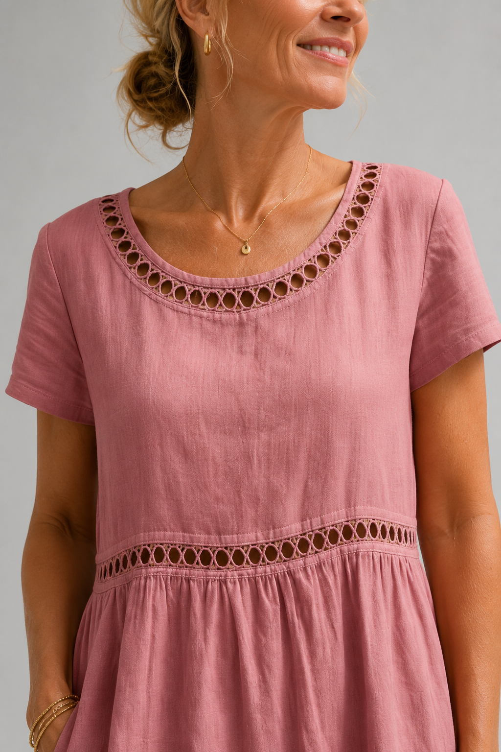 Noor Rosa Kleid