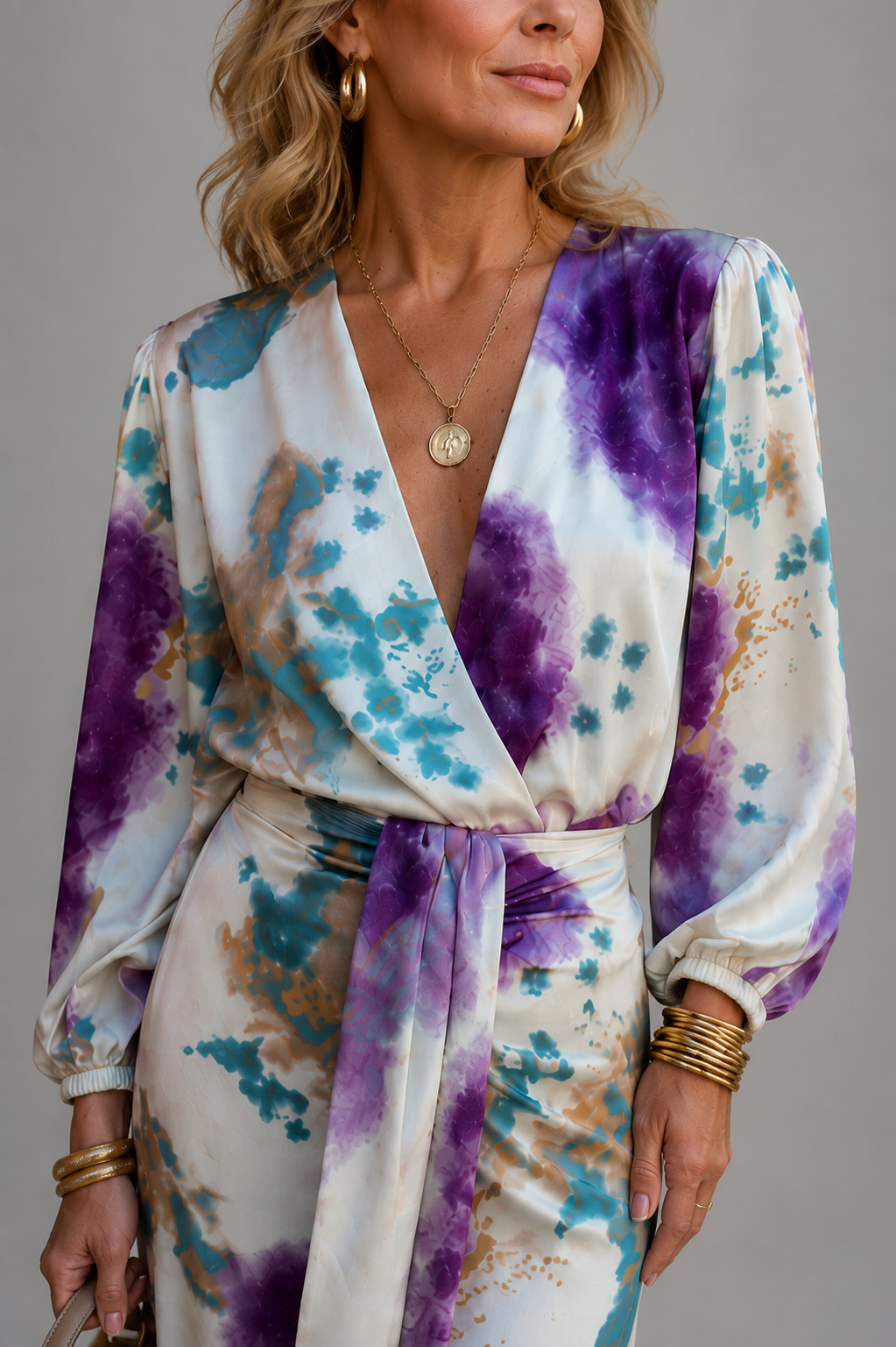 Cisca Lila Kleid