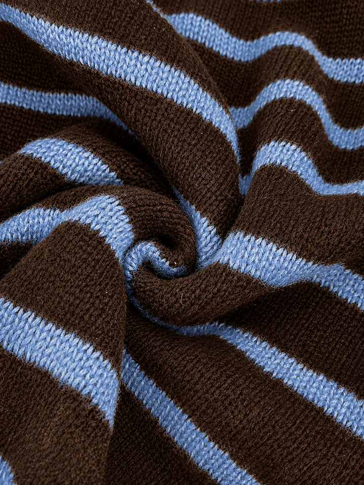 Mabel | Gestreifter Strickcardigan