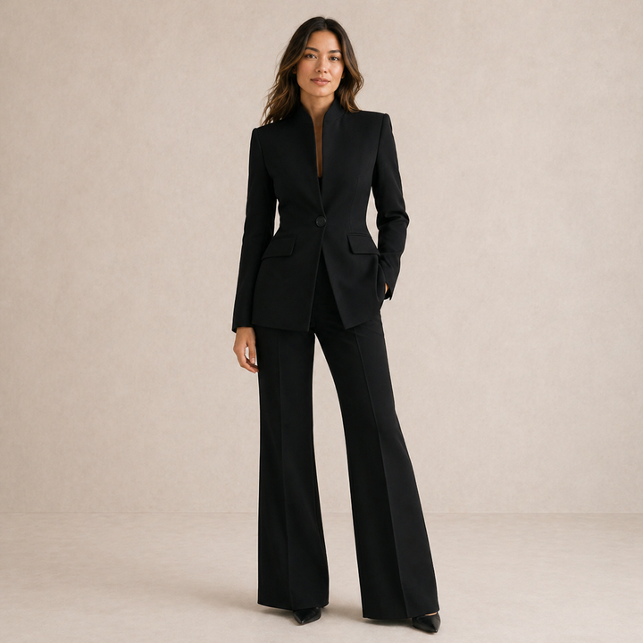 Vessalia | Eleganter Anzug mit weitem Bein