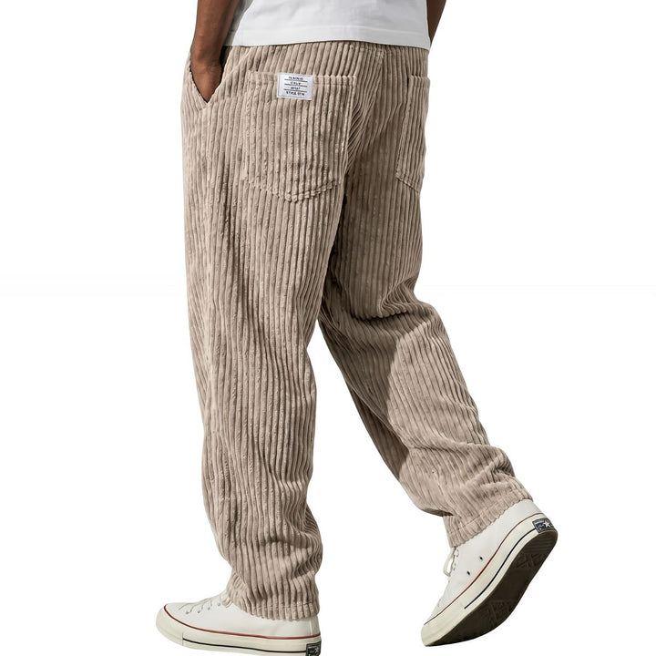 Herren Hose | Corduroy Hose mit elastischem Bund