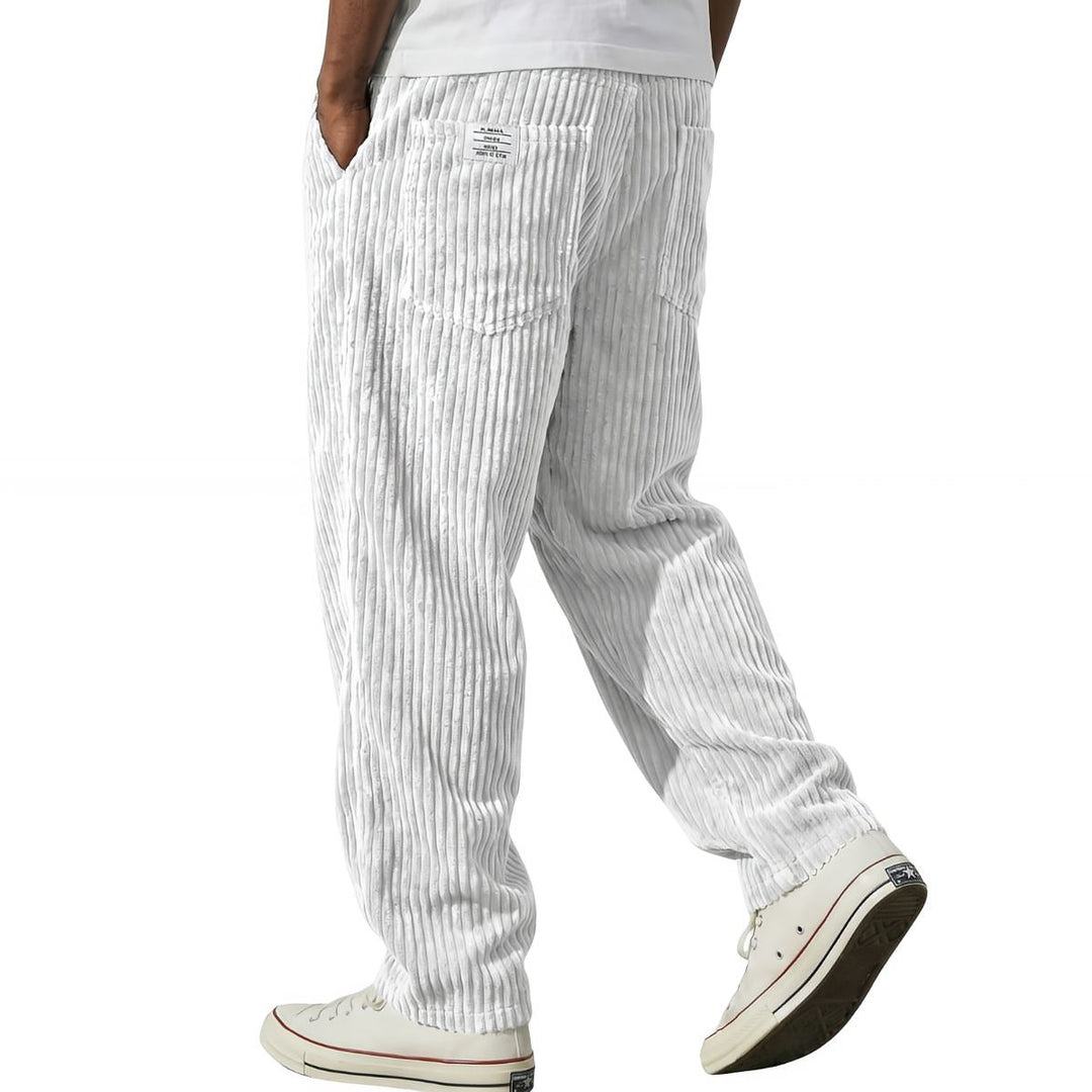 Herren Hose | Corduroy Hose mit elastischem Bund