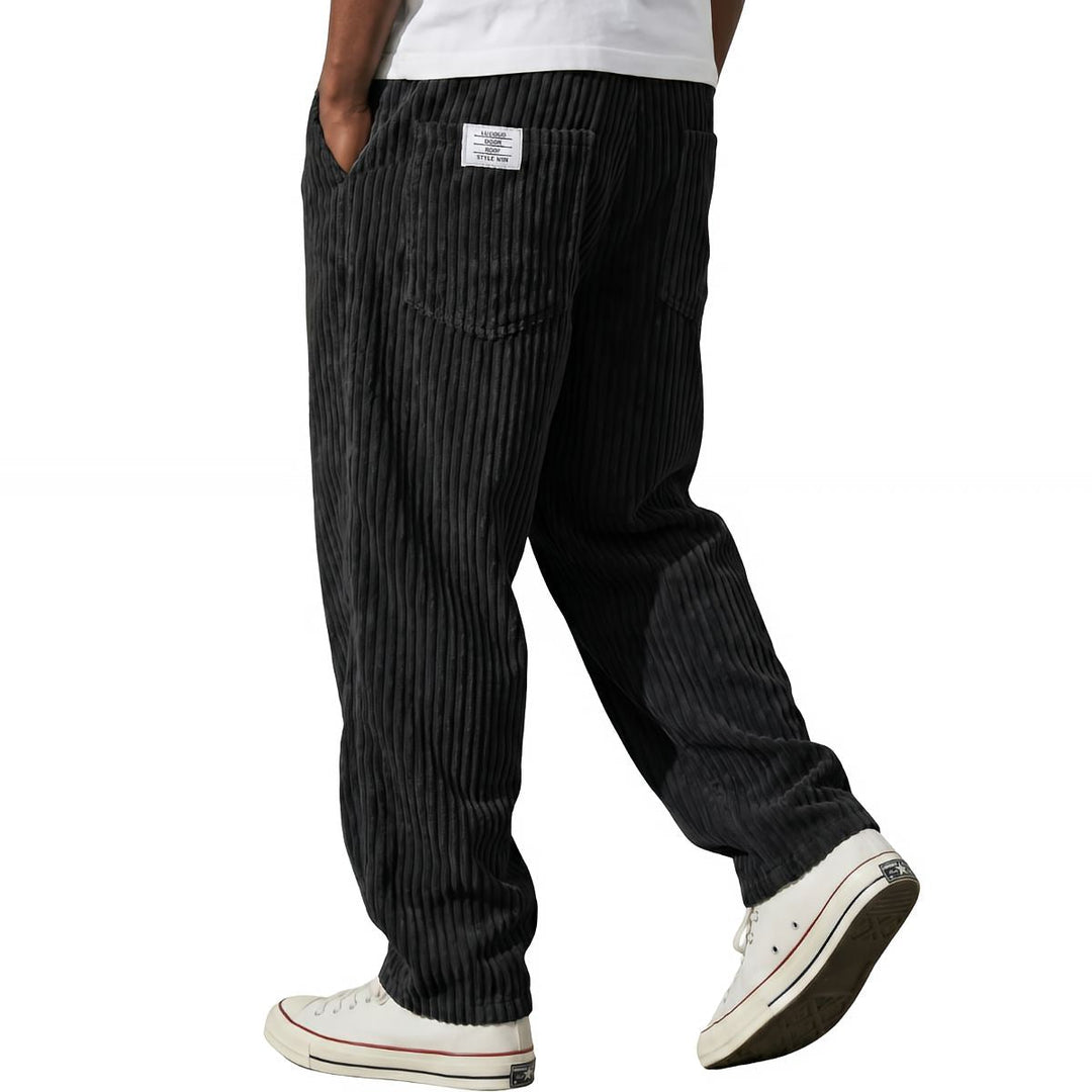 Herren Hose | Corduroy Hose mit elastischem Bund