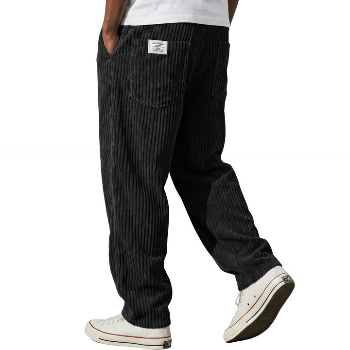 Herren Hose | Corduroy Hose mit elastischem Bund