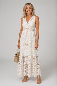 Elara Beige Kleid
