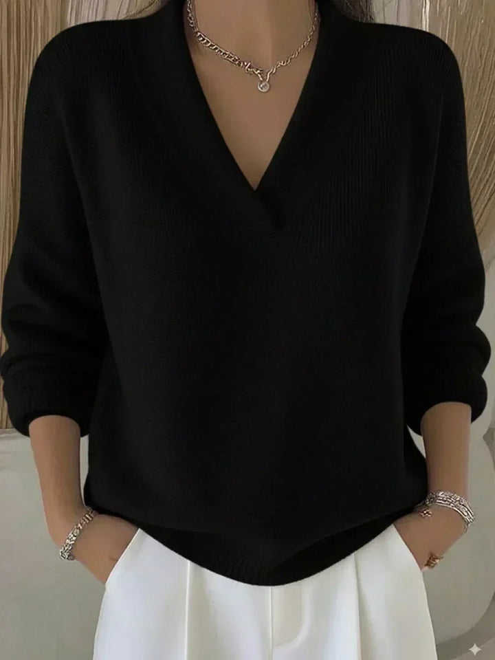 Vivelle™ | V-Ausschnitt Relaxed Pullover