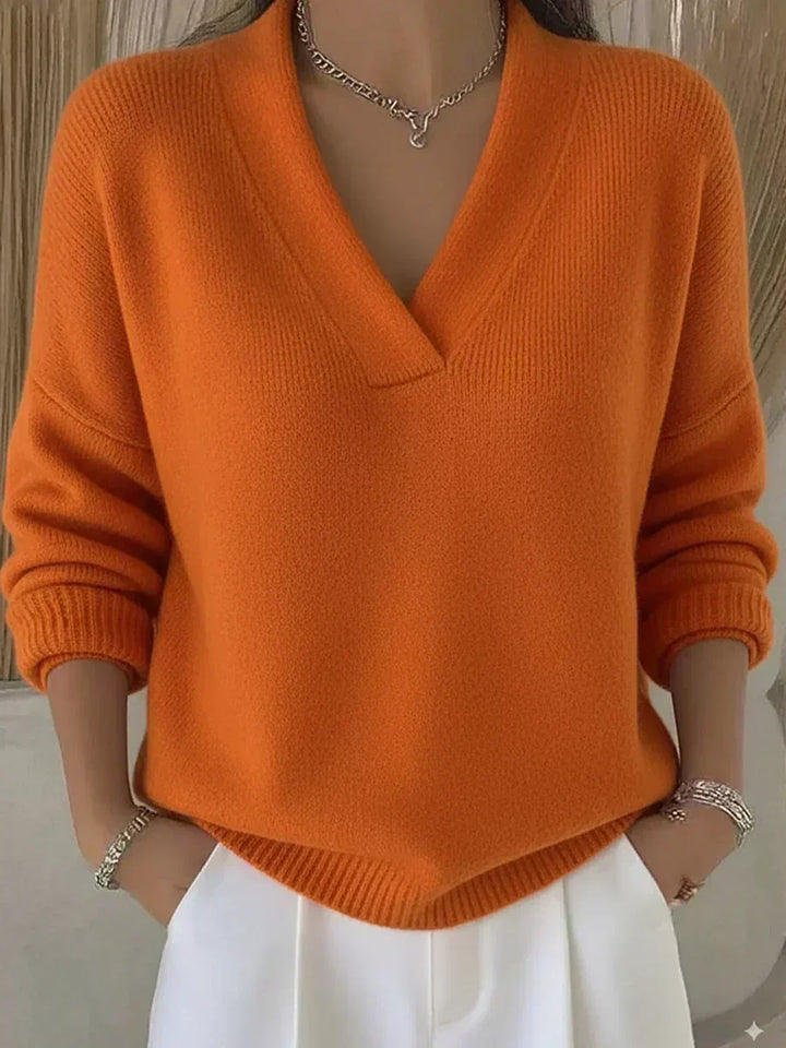 Vivelle™ | V-Ausschnitt Relaxed Pullover