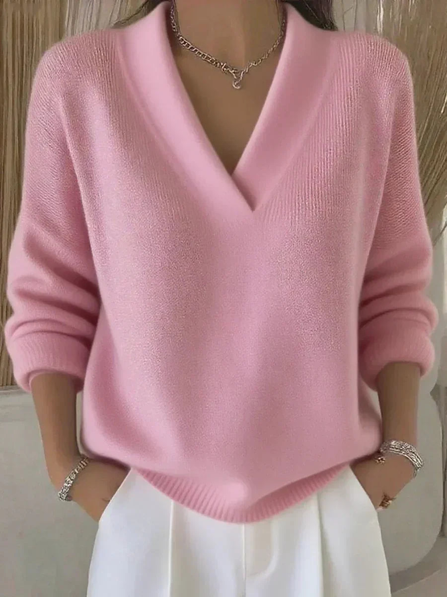 Vivelle™ | V-Ausschnitt Relaxed Pullover