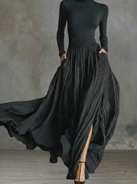 Rachel | Maxikleid mit Hoher Taille