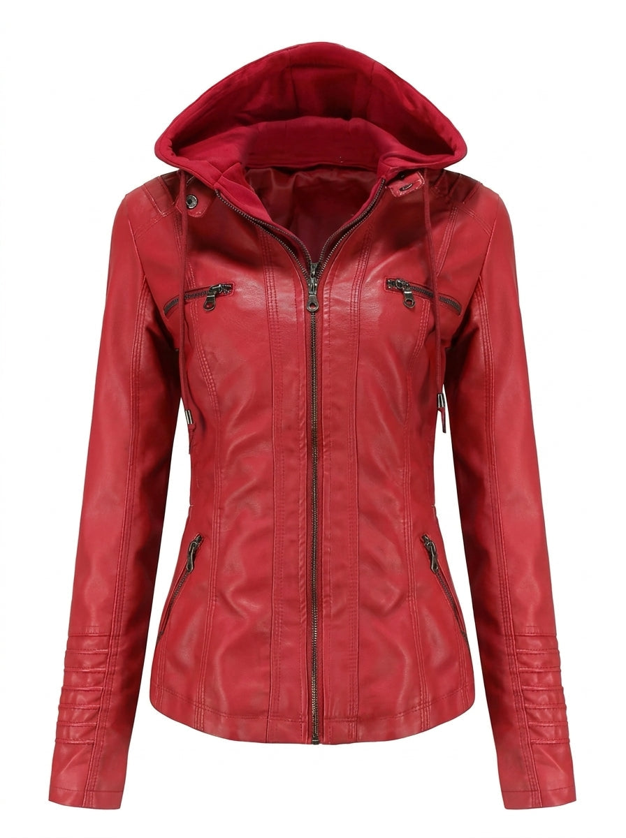 Esther - Widerstandsfähige und Elegante Lederjacke