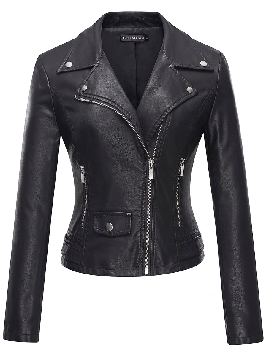 Marta - Widerstandsfähige und elegante Lederjacke