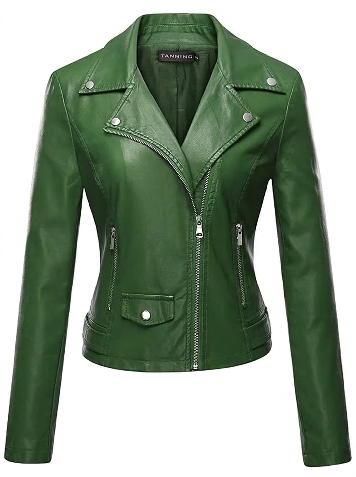 Ana - Widerstandsfähige und Elegante Lederjacke