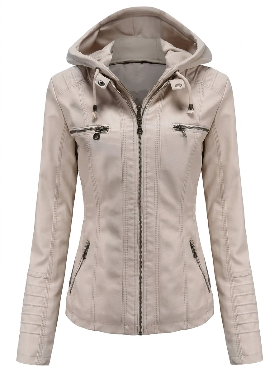 Cristina - Widerstandsfähige und Elegante Lederjacke