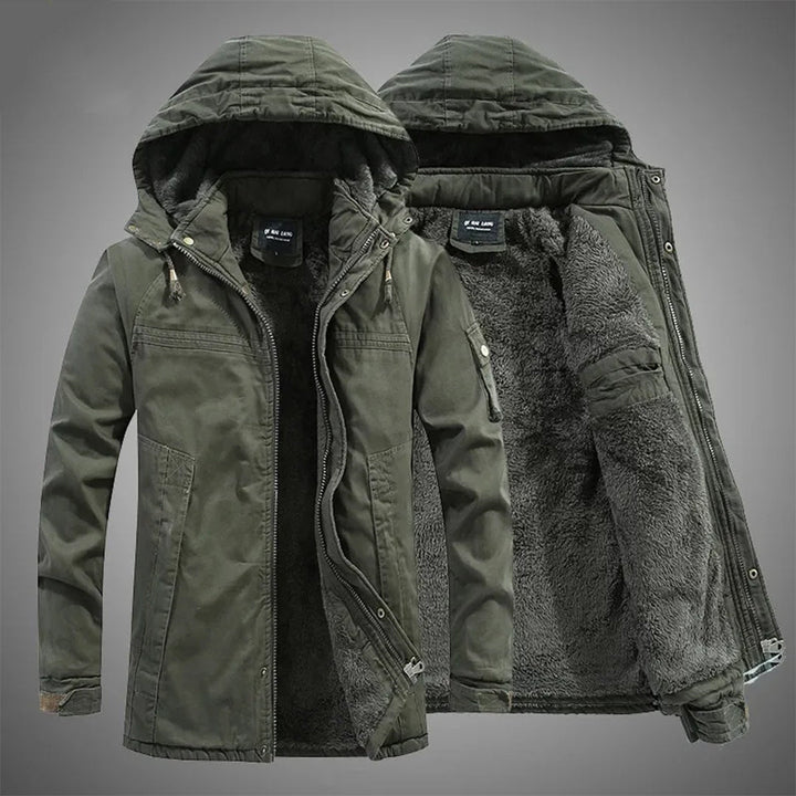 James™ | Warme Fleecegefütterte Kapuzenparka-Jacke