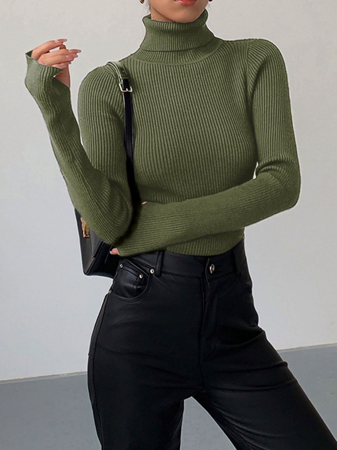 Greer | Hochgestrickter Pullover