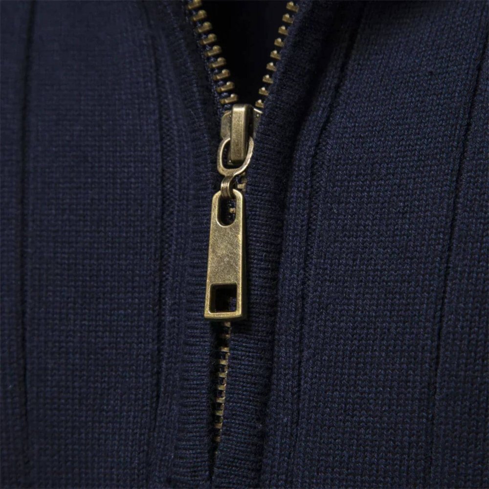 Robert | Klassischer Viertel-Reißverschluss-Pullover