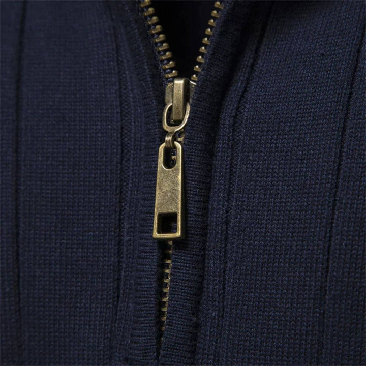 Robert | Klassischer Viertel-Reißverschluss-Pullover