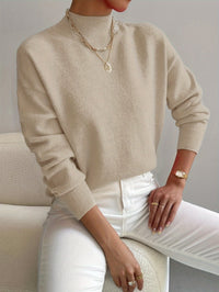 Harper | Weicher Pullover mit Stehkragen