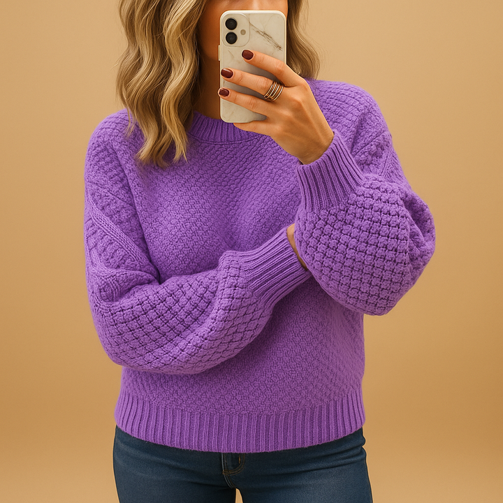 Eloise | Strukturierter Rollkragenpullover