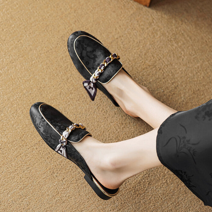 Mule aus echtem Leder Lumor