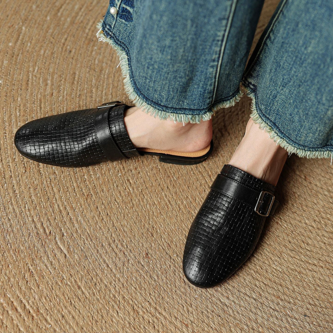 Mule aus echtem Leder Emrie