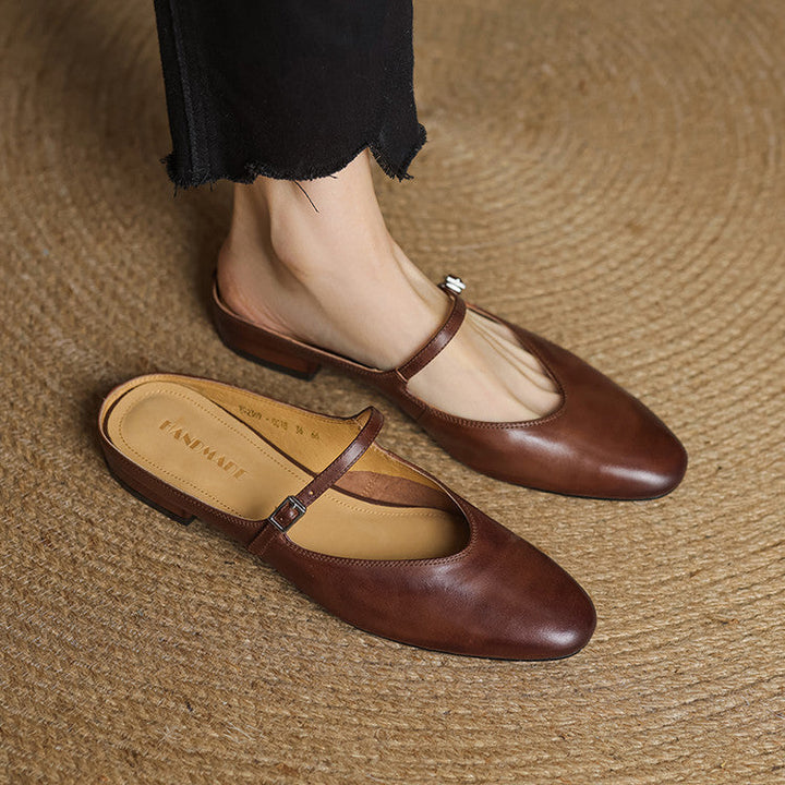 Mule aus echtem Leder Merisa