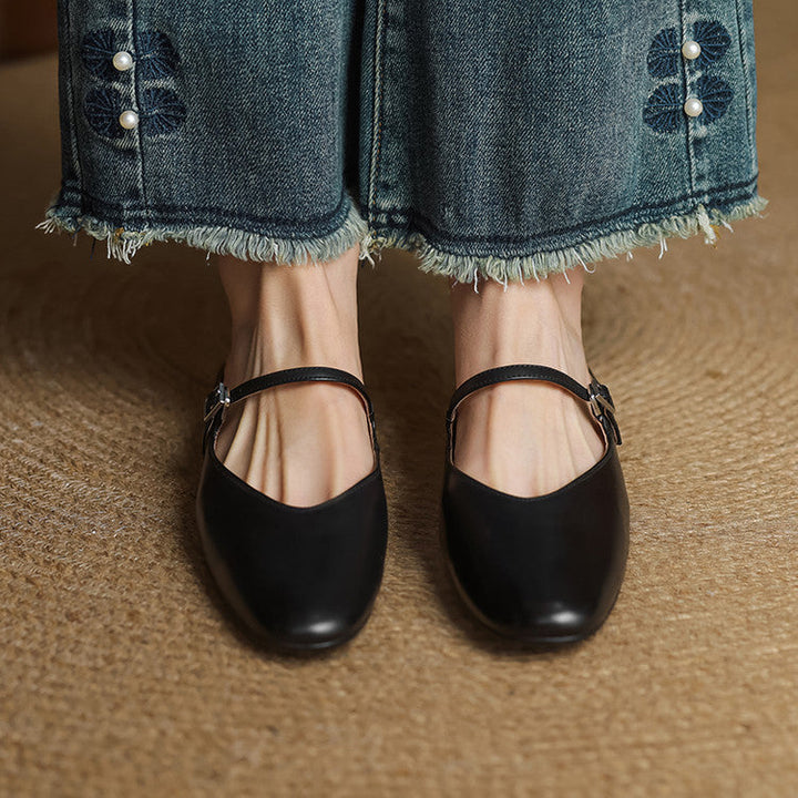 Mule aus echtem Leder Merisa