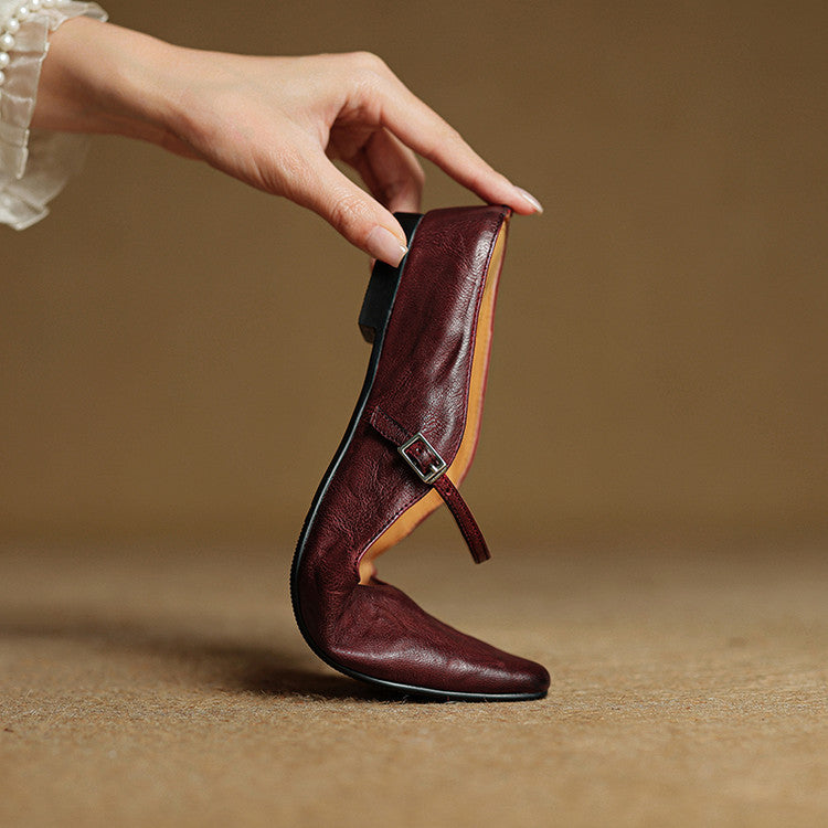 Mule aus echtem Leder Orella