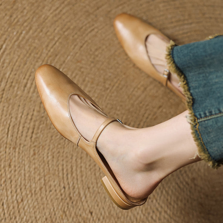 Mule aus echtem Leder Merisa